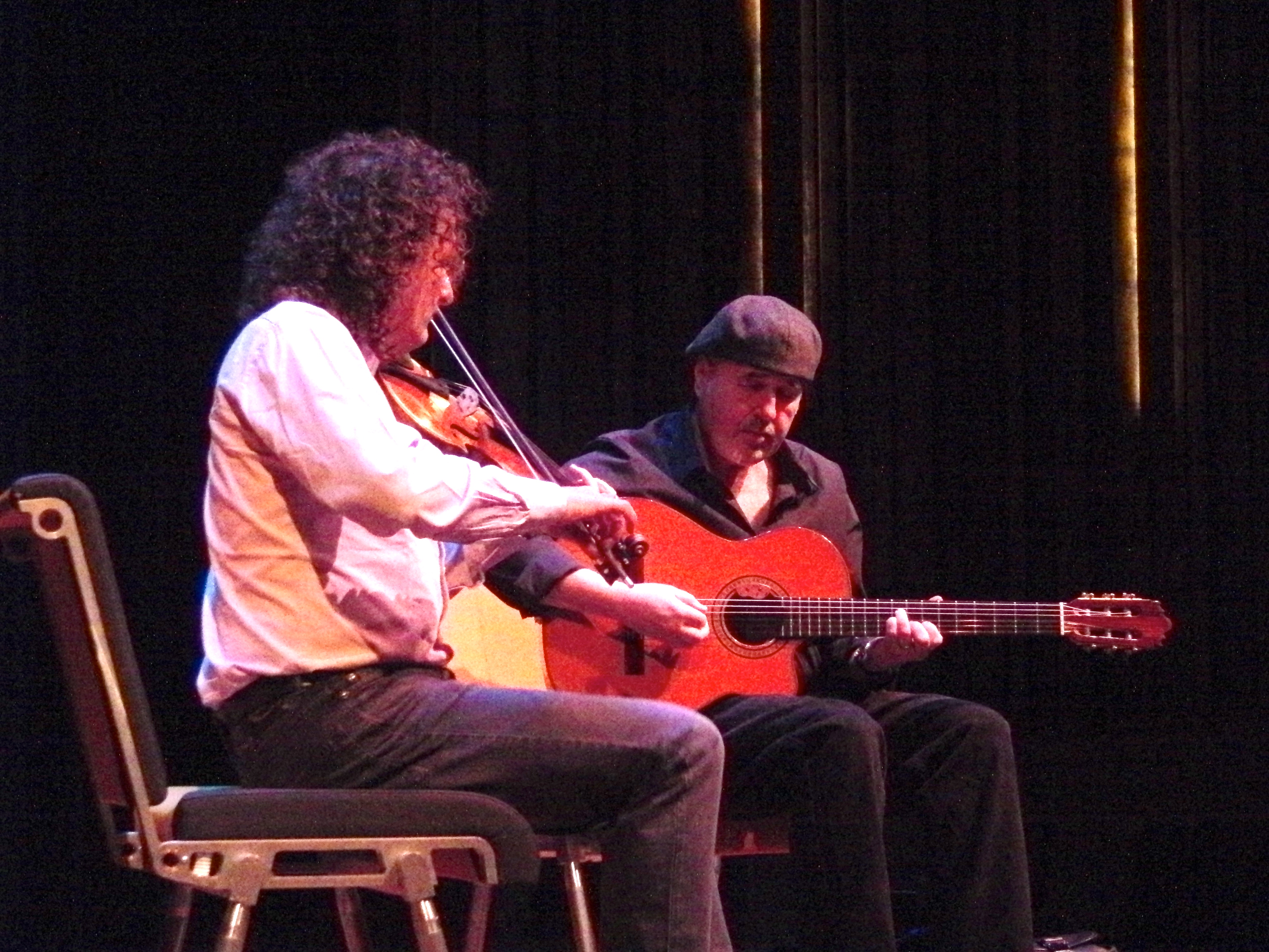 Martin Hayes and Dennis Cahill, on Stage at The Freight and Salvage Coffee House in Berkeley, CA