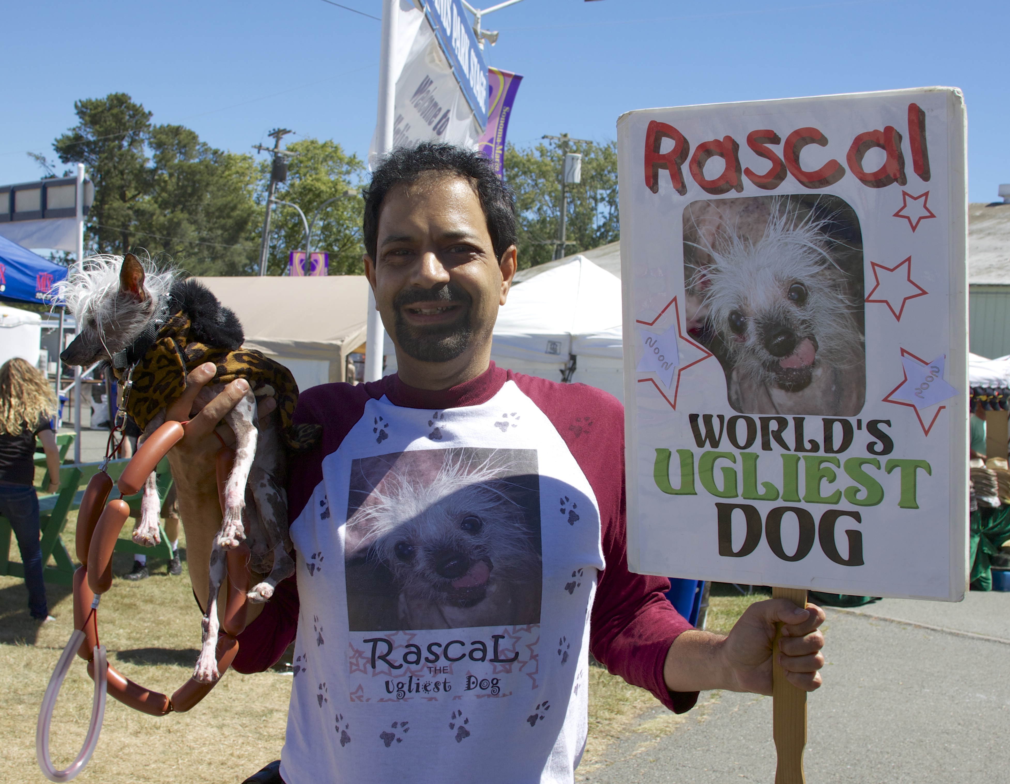 Rascal the Chinese Crested, Contestant for World's Ugliest Dog