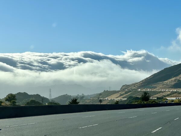 Clouds And Fog In The Mountains South Of San Francisco