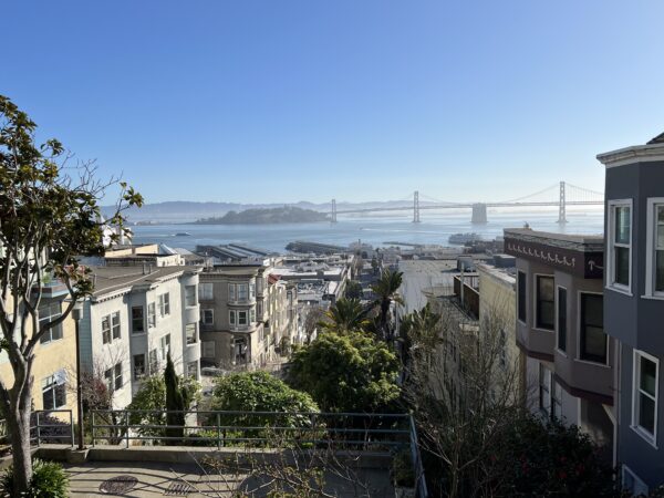 View Of Bay Bridge From Telegraph Hill